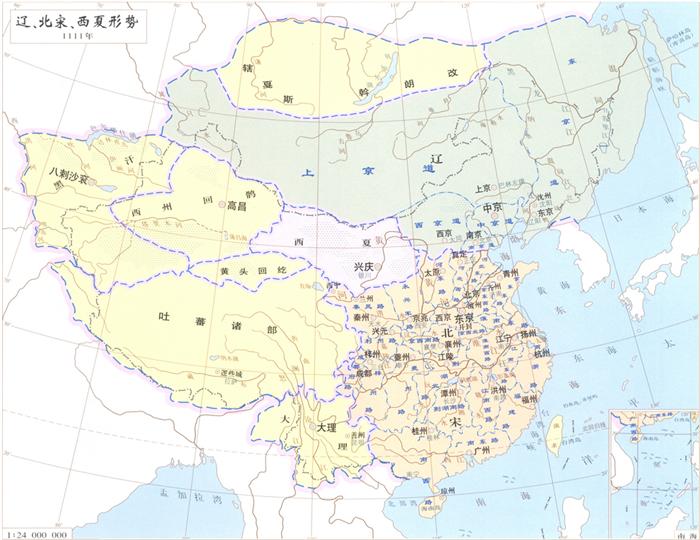 《辽,北宋,西夏形势(1111年)》真实记录与故事