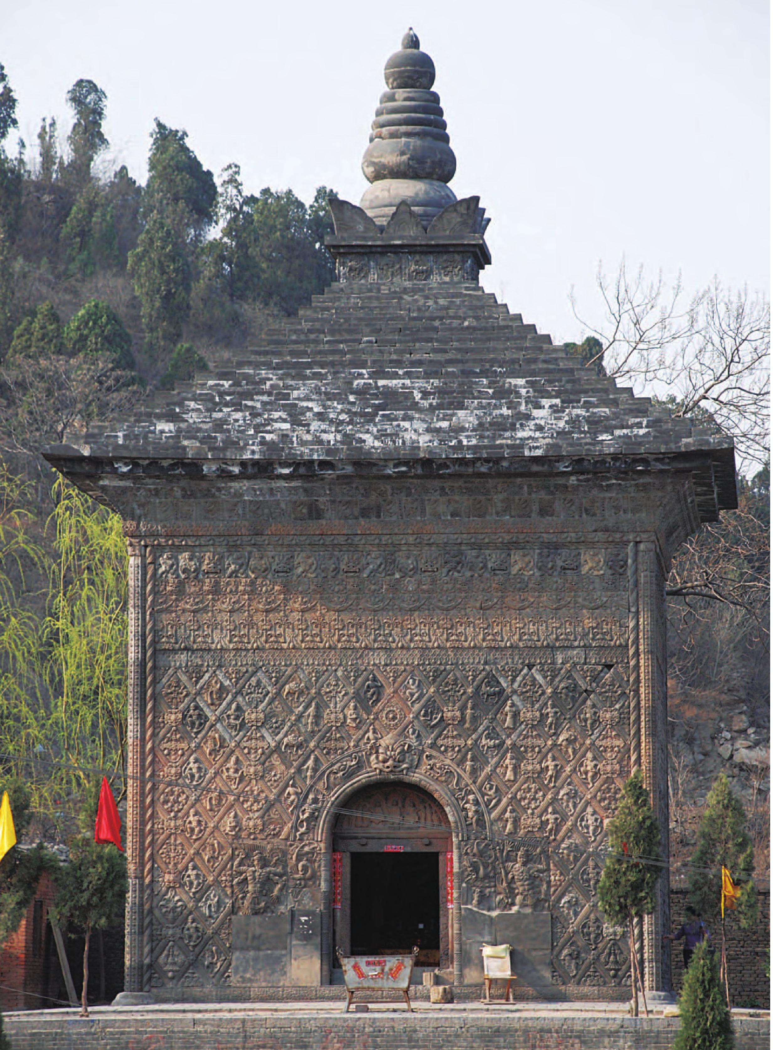 佛教建筑安阳修定寺塔